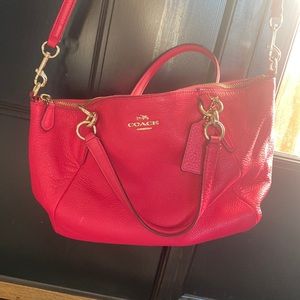 Coach Crossbody Bright Pink Purse